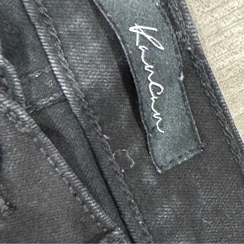 Kancan black distressed raw hem skinny jean ❤️ - Picture 5 of 7